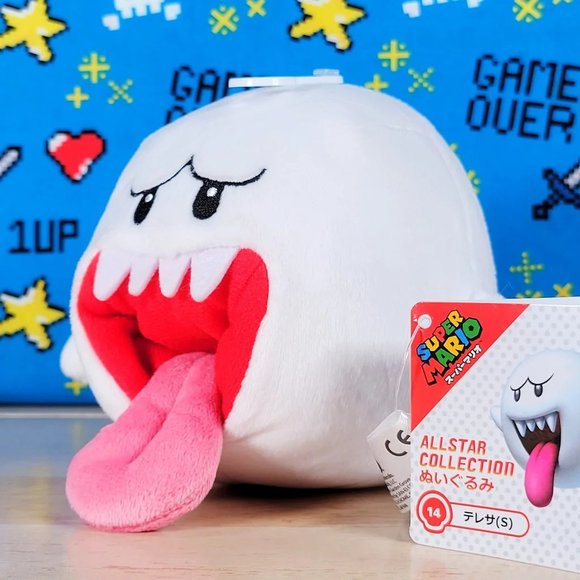 Super Mario All Star Collection Boo 5" #14 Nintendo Little Buddy Plush NWT - Picture 5 of 11